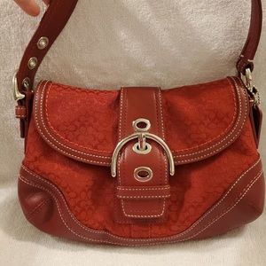 Little red Coach bag